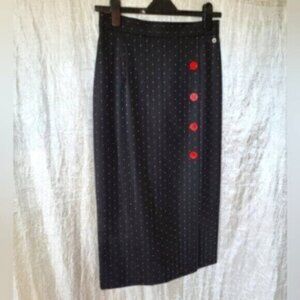 GOMAYE Long Tweed Pencil Skirt NWT Sz 4